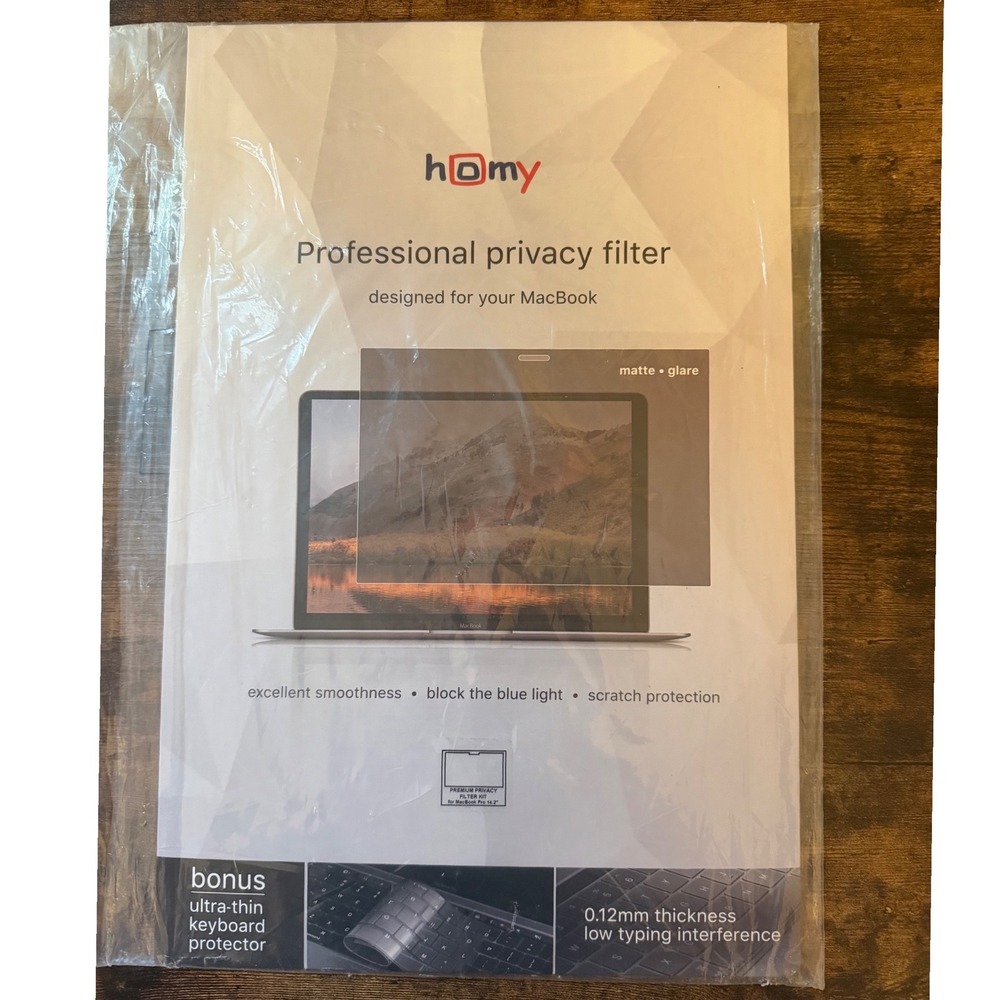 Homy Magnetic Privacy Filter for MacBook Pro 14.2 Blue Light Block Screen‎ Guard